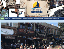 Tablet Screenshot of baysidevillagebid.com